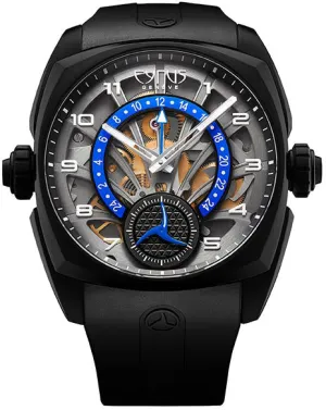 CYR Watch Klepcys GMT Retrograde Titanium DLC All Black Limited Edition