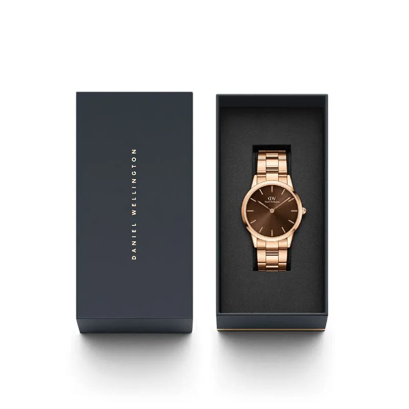 Daniel Wellington Iconic Link Amber Watch 40mm