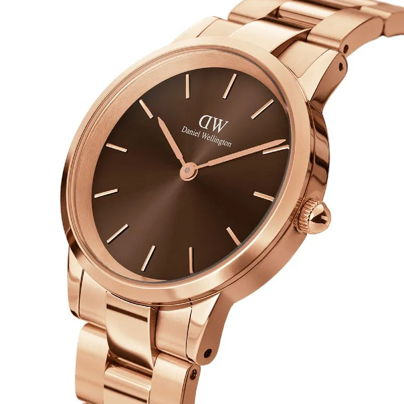 Daniel Wellington Iconic Link Amber Watch 40mm