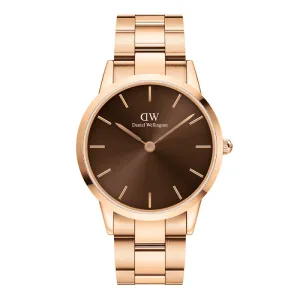 Daniel Wellington Iconic Link Amber Watch 40mm