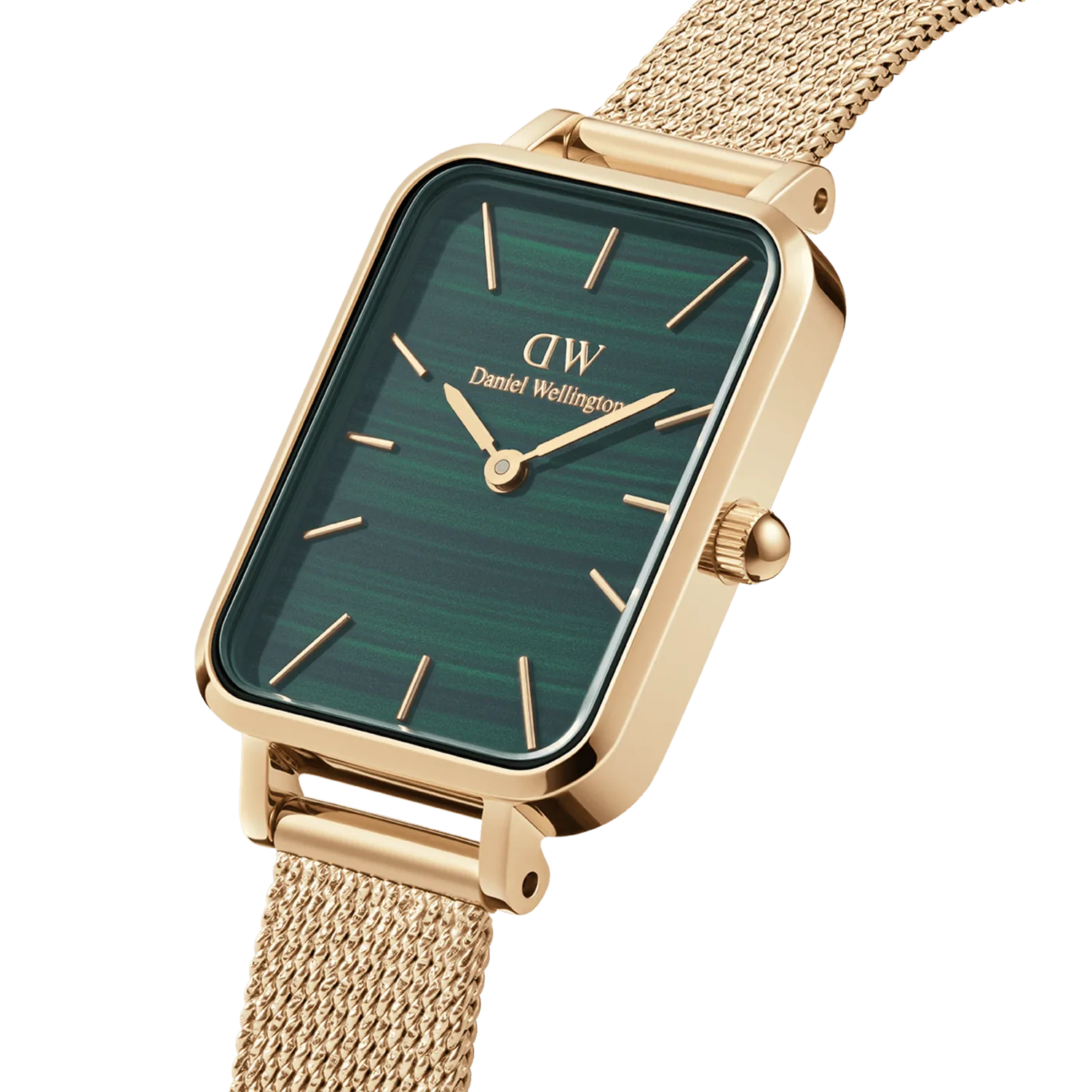 Daniel Wellington Quadro 20X26 Pressed Evergold Green Watch