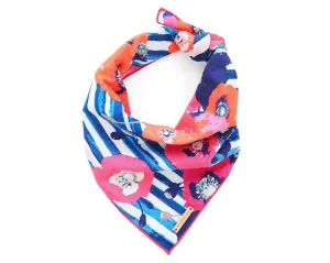 Dog and Cat Bandana: Water Colour Poppies