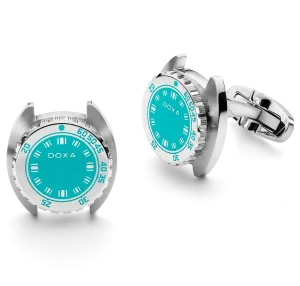Doxa Cufflinks SUB Aquamarine Turqouise