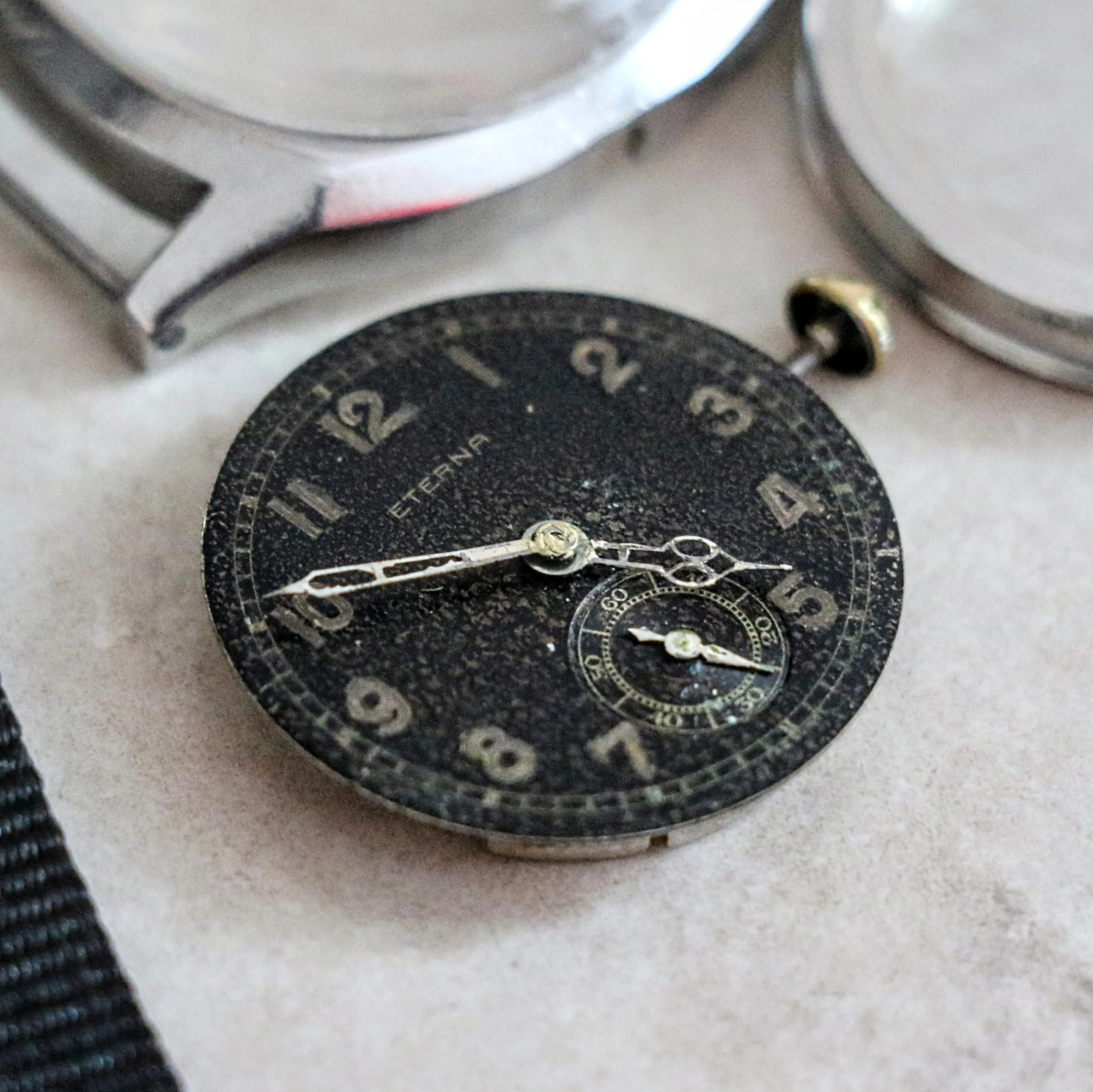 ETERNA Majetek Vojenske Spravy Watch Pilot’s Wristwatch Czech Air Force WWII - Cal. 520 3 ADJ