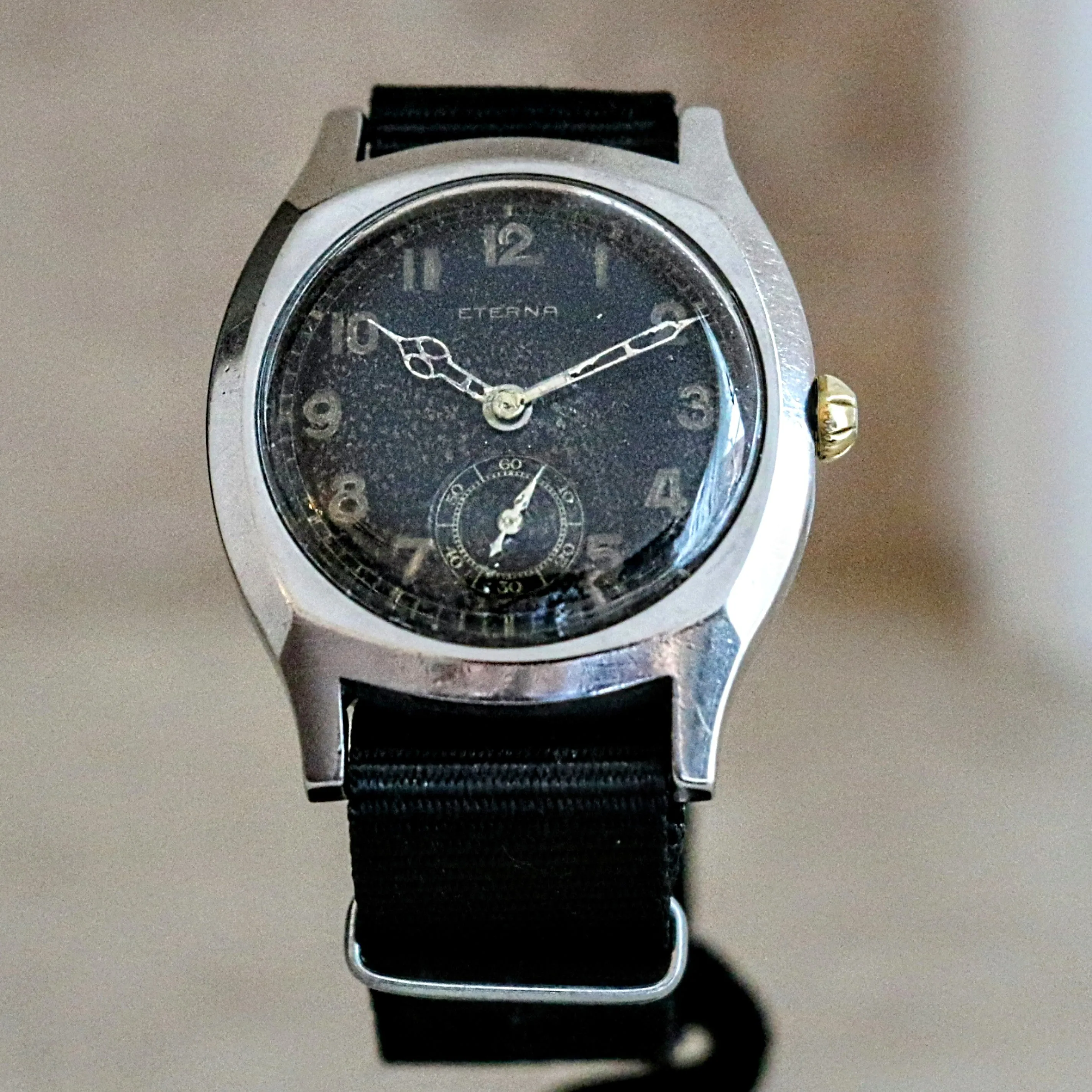 ETERNA Majetek Vojenske Spravy Watch Pilot’s Wristwatch Czech Air Force WWII - Cal. 520 3 ADJ