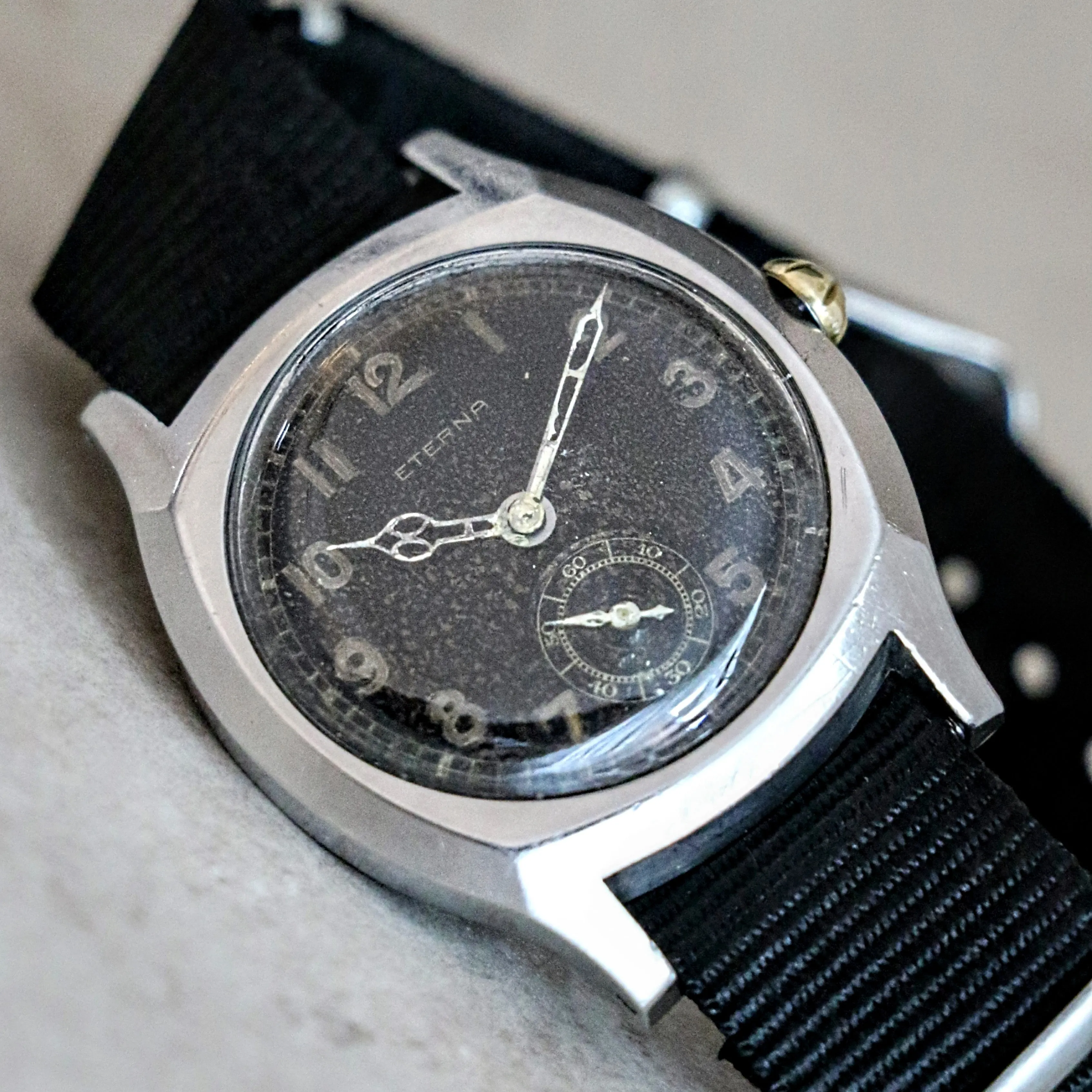ETERNA Majetek Vojenske Spravy Watch Pilot’s Wristwatch Czech Air Force WWII - Cal. 520 3 ADJ