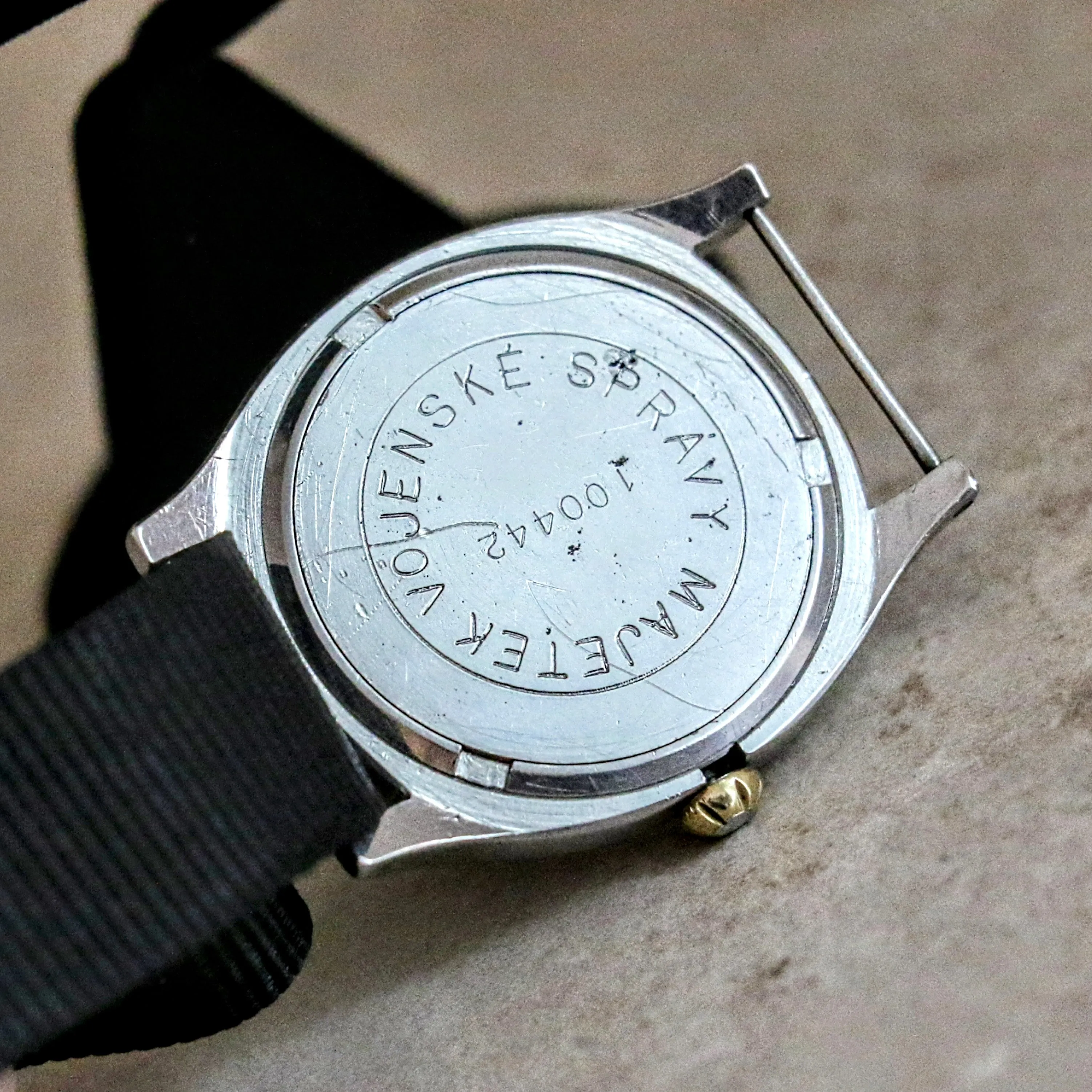 ETERNA Majetek Vojenske Spravy Watch Pilot’s Wristwatch Czech Air Force WWII - Cal. 520 3 ADJ