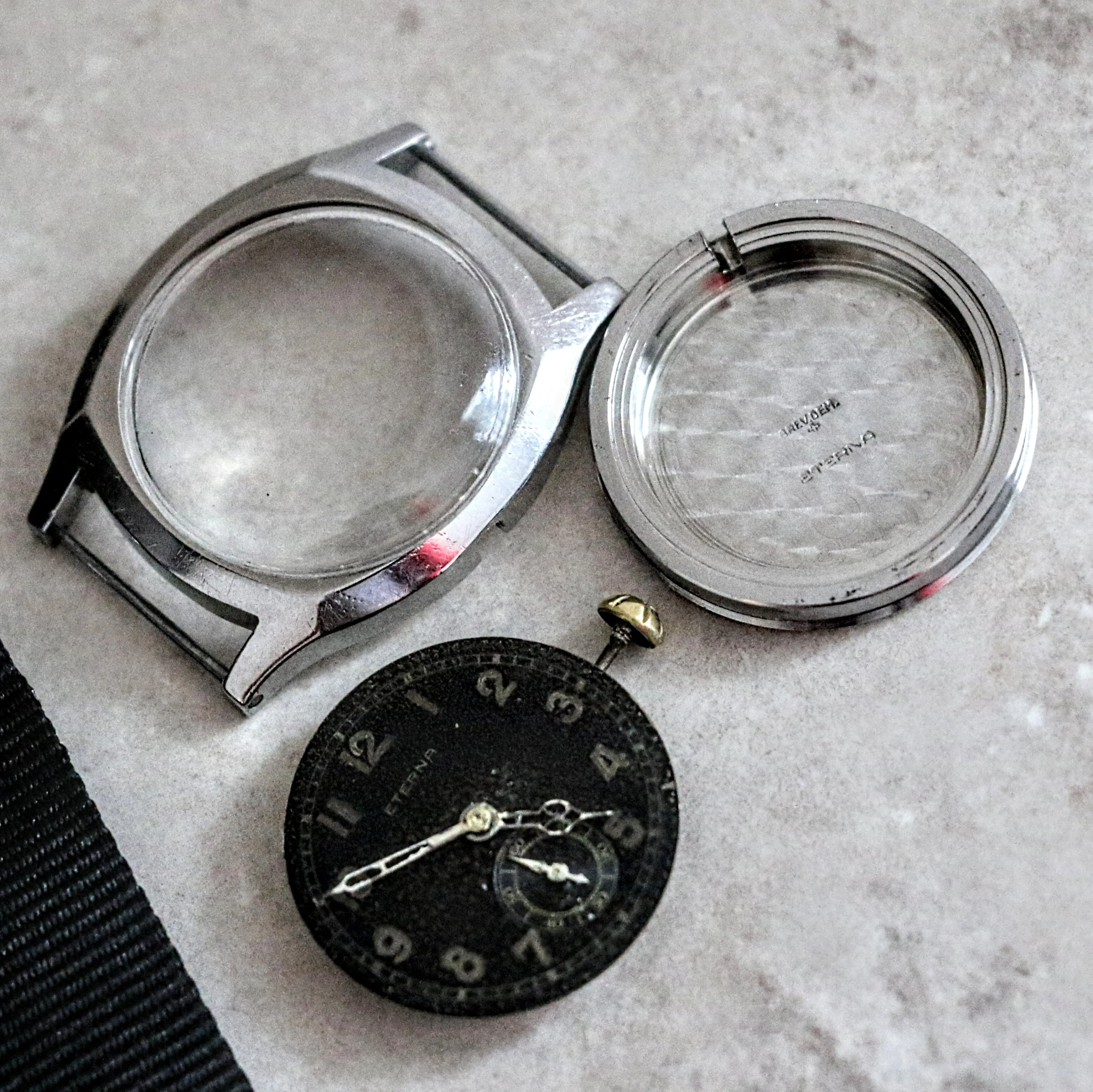 ETERNA Majetek Vojenske Spravy Watch Pilot’s Wristwatch Czech Air Force WWII - Cal. 520 3 ADJ