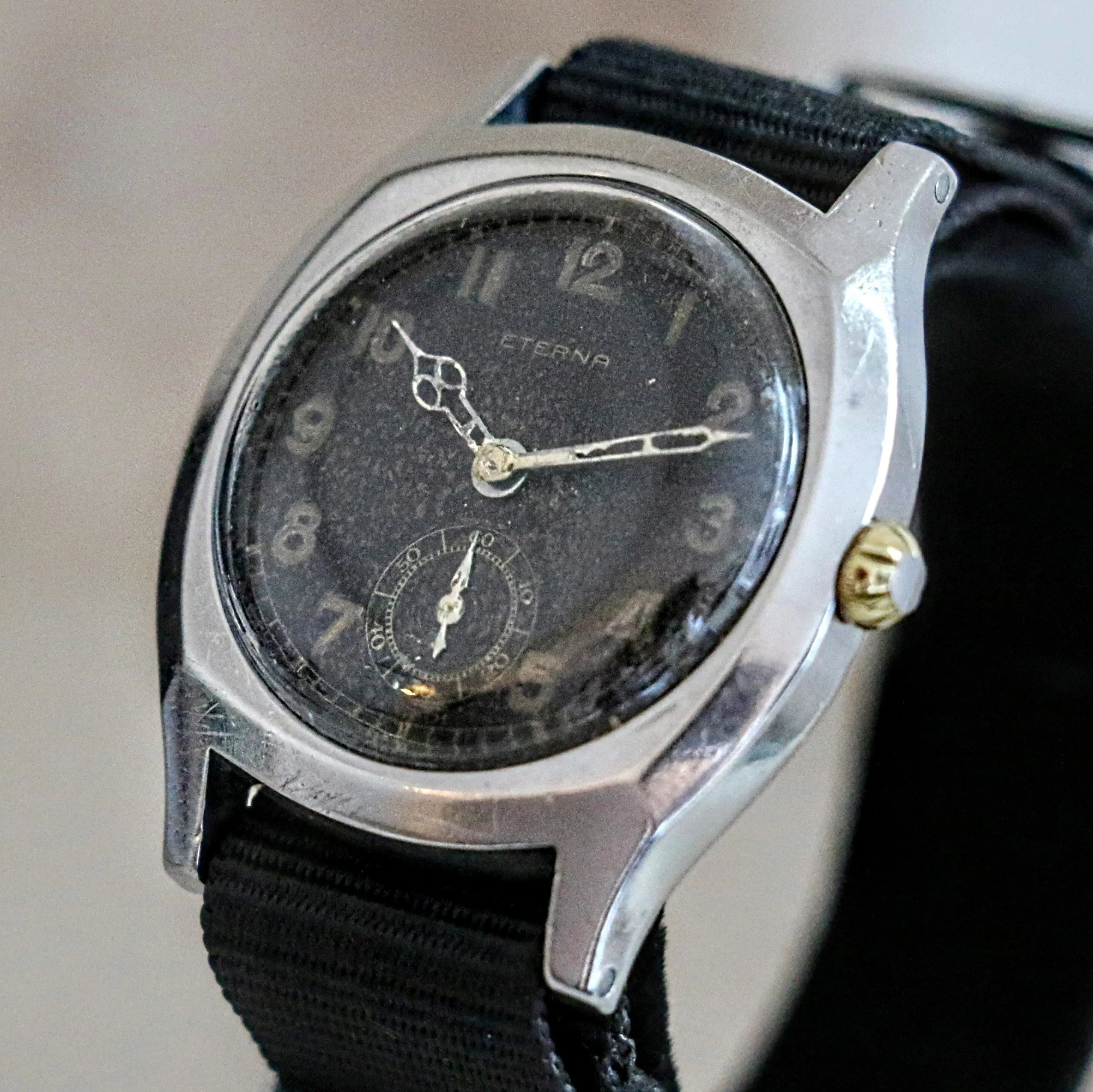 ETERNA Majetek Vojenske Spravy Watch Pilot’s Wristwatch Czech Air Force WWII - Cal. 520 3 ADJ