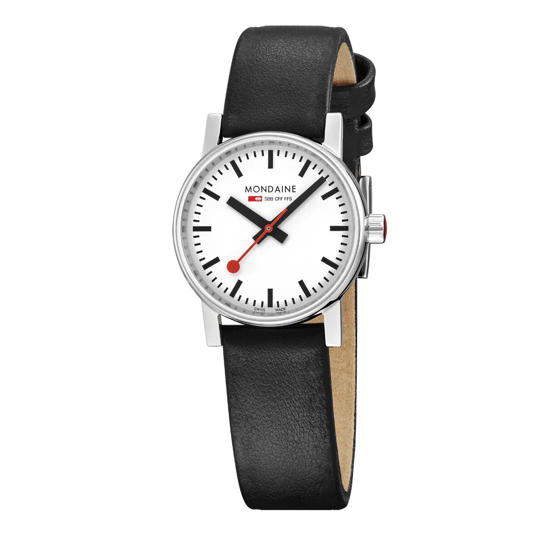 evo2, Black vegan grape leather, 30 mm