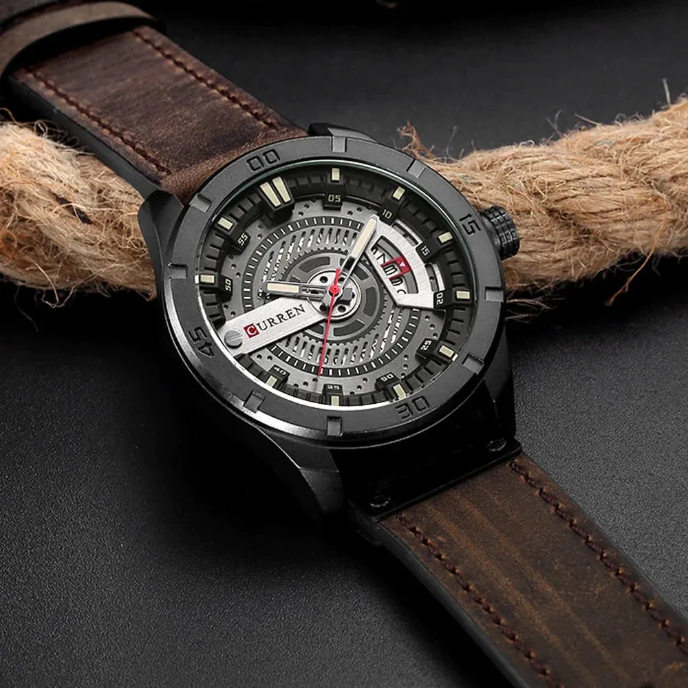 Fashion Creative Watches Casual Military Quartz Sports Wristwatch Display Date Male Clock Hodinky