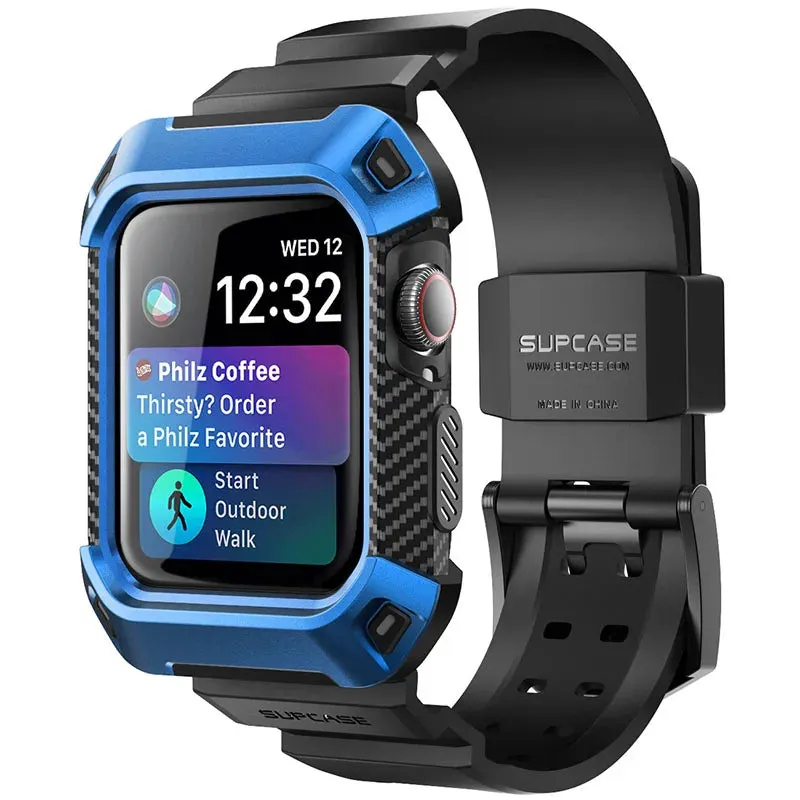 For Apple Watch 9 / 8 / 7 45Mm Apple Watch 6 / Se / 5 / 4 44Mm Ub Pro Rugged Protective Case With Strap Bands