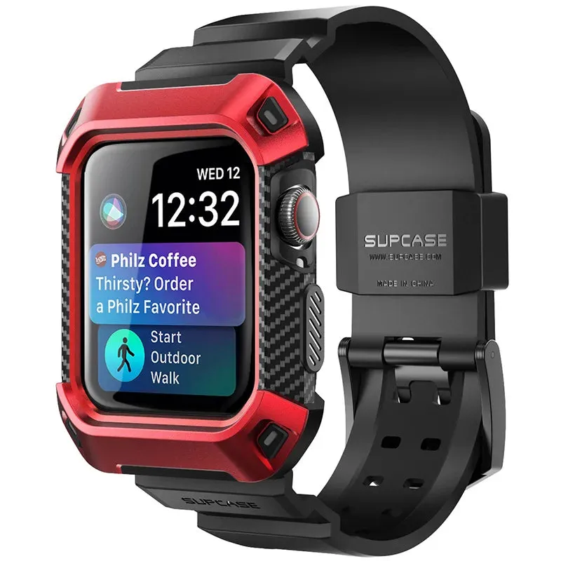 For Apple Watch 9 / 8 / 7 45Mm Apple Watch 6 / Se / 5 / 4 44Mm Ub Pro Rugged Protective Case With Strap Bands