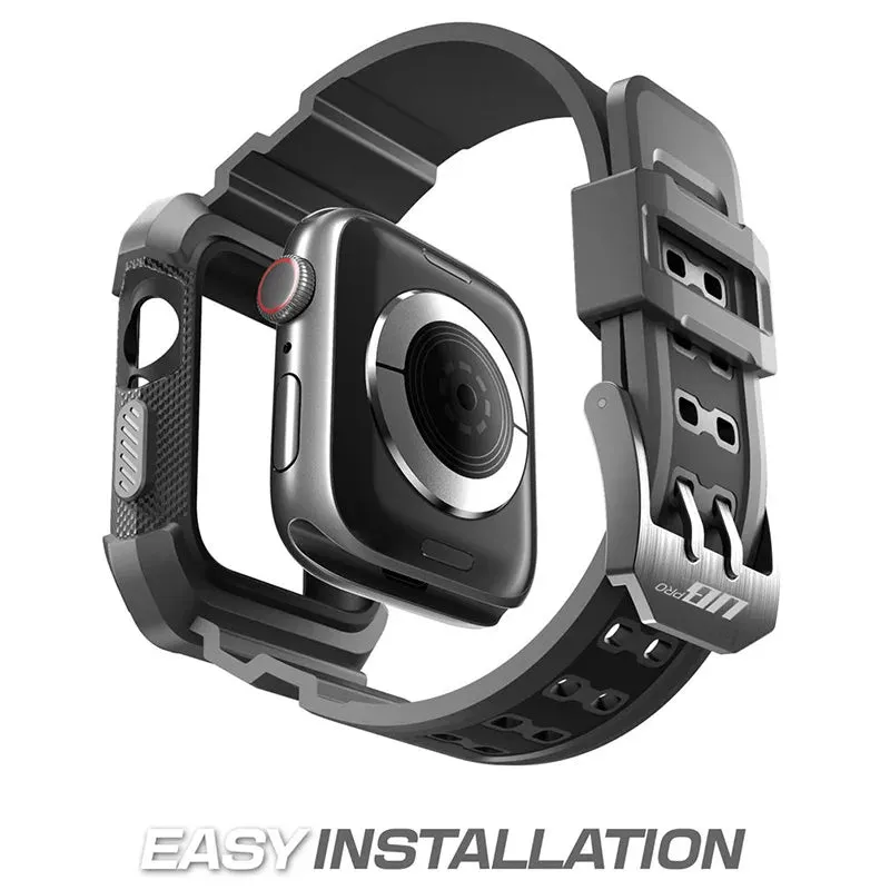 For Apple Watch 9 / 8 / 7 45Mm Apple Watch 6 / Se / 5 / 4 44Mm Ub Pro Rugged Protective Case With Strap Bands