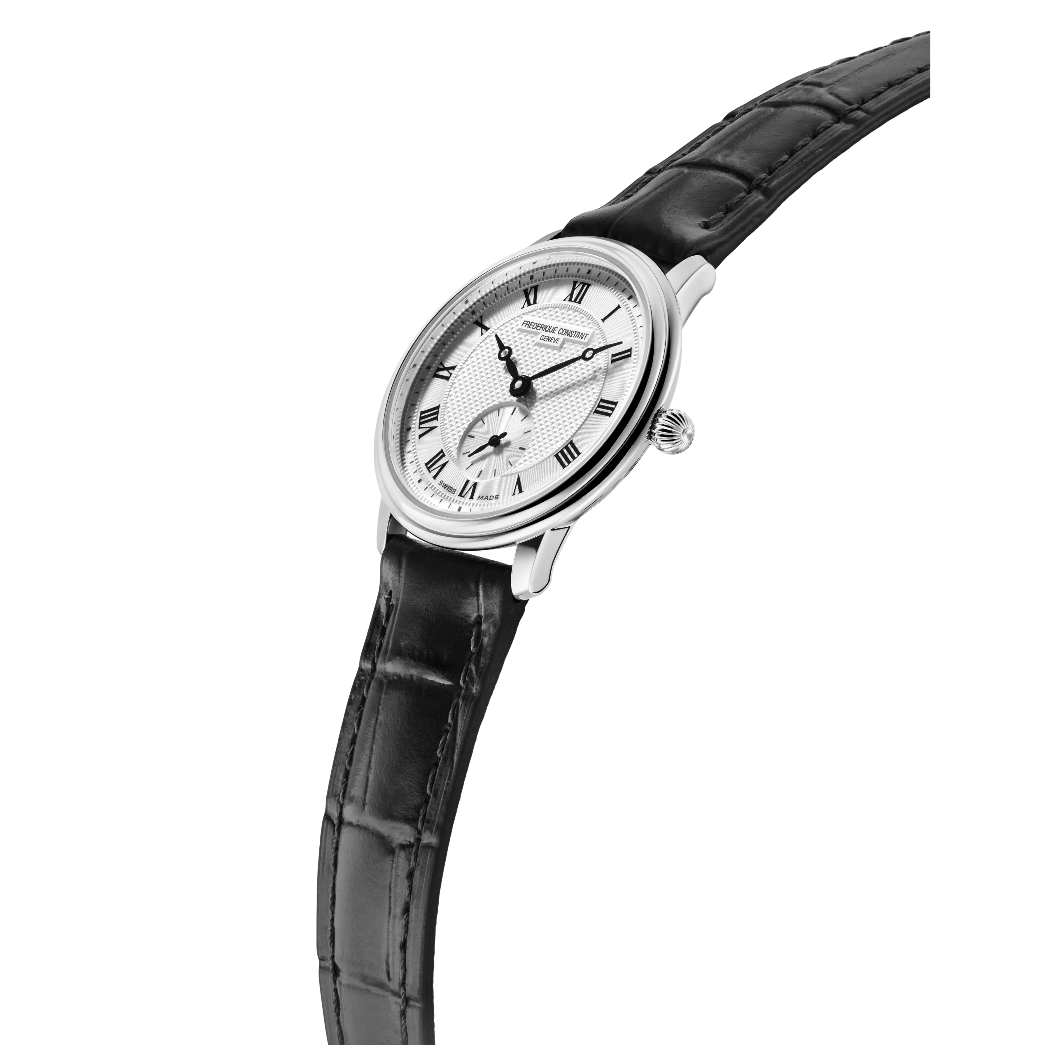Frederique Constant Ladies Fc Slimline Small Seconds Black Watch FC-235M1S6