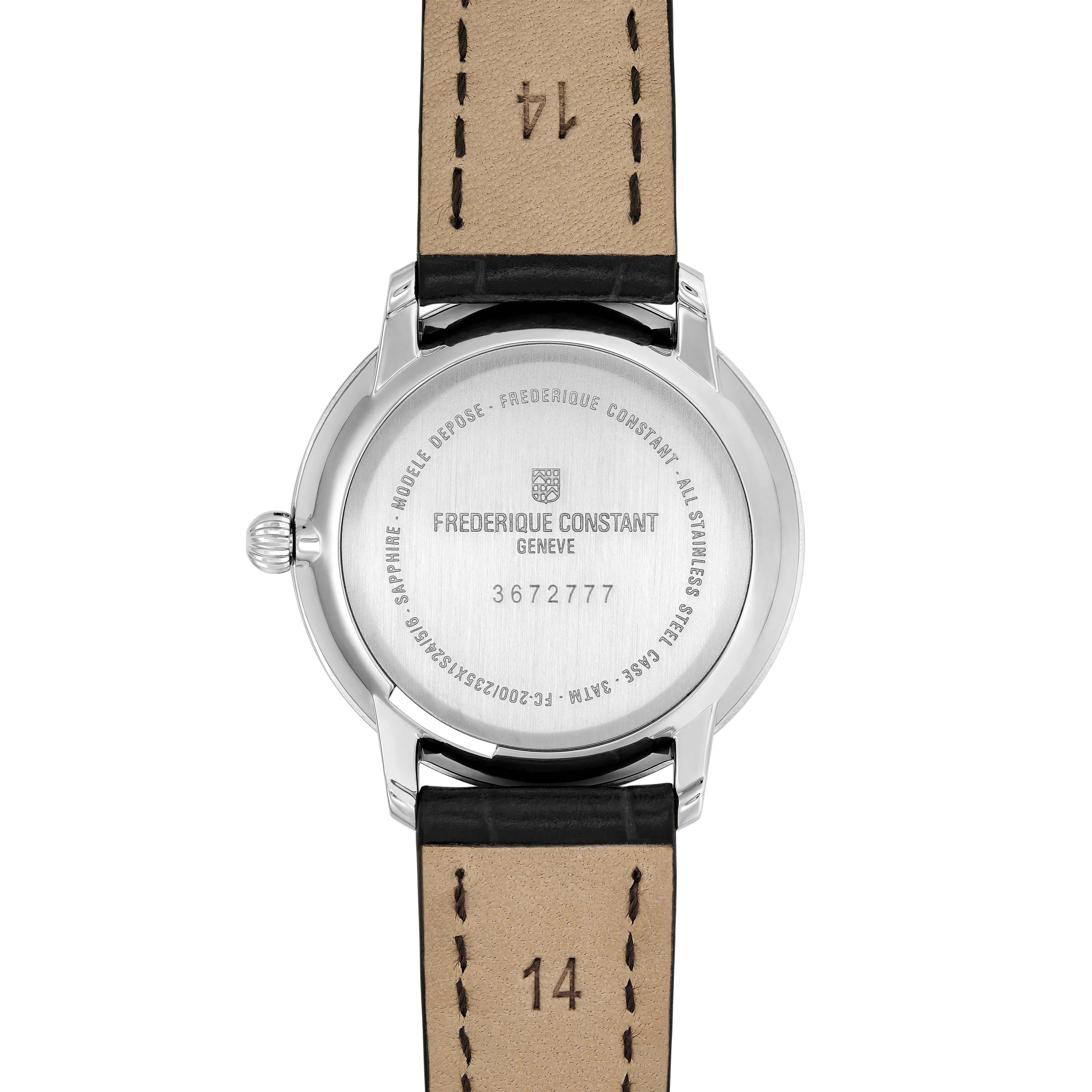 Frederique Constant Ladies Fc Slimline Small Seconds Black Watch FC-235M1S6