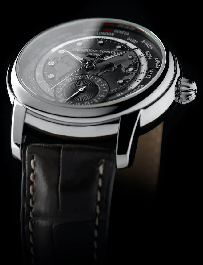 Frederique Constant Watch Worldtimer Manufacture Mens