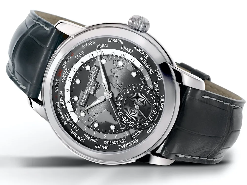 Frederique Constant Watch Worldtimer Manufacture Mens
