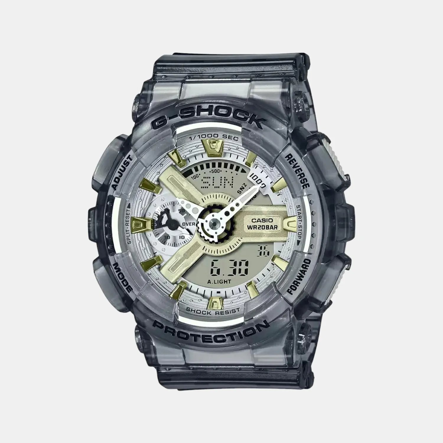 G-Shock Women's Analog-Digital Resin Watch G1224 - GMA-S110GS-8ADR