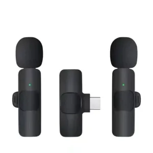 Gaminja Wireless Lavalier Microphone for Iphone Android Portable Mini Mic for Live Broadcast Gaming Recording