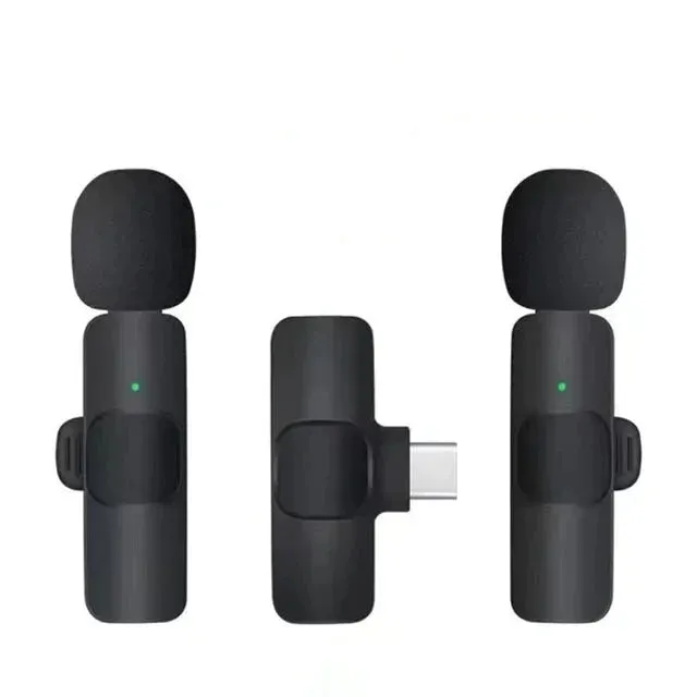 Gaminja Wireless Lavalier Microphone for Iphone Android Portable Mini Mic for Live Broadcast Gaming Recording