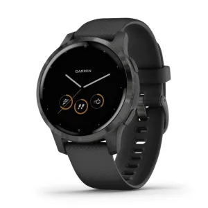 Garmin vivoactive 4 Black Silicone Band Black Digital Dial Smart Watch - 010-02174-11