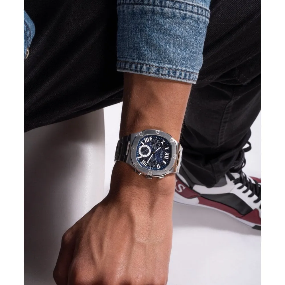Guess Headline Men's Silver Watch GW0572G1