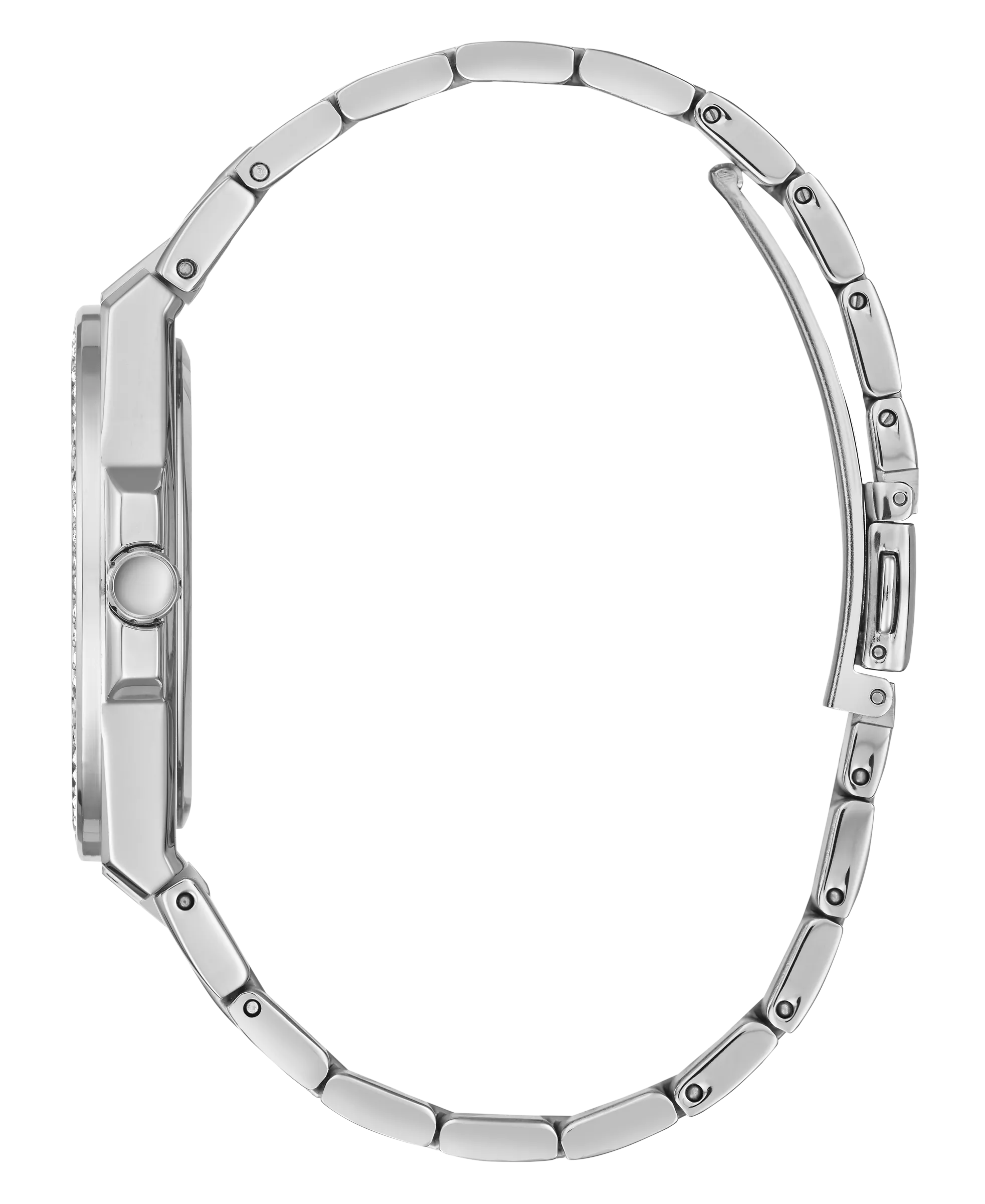 Guess Ladies Silver Date Watch - GW0286L1