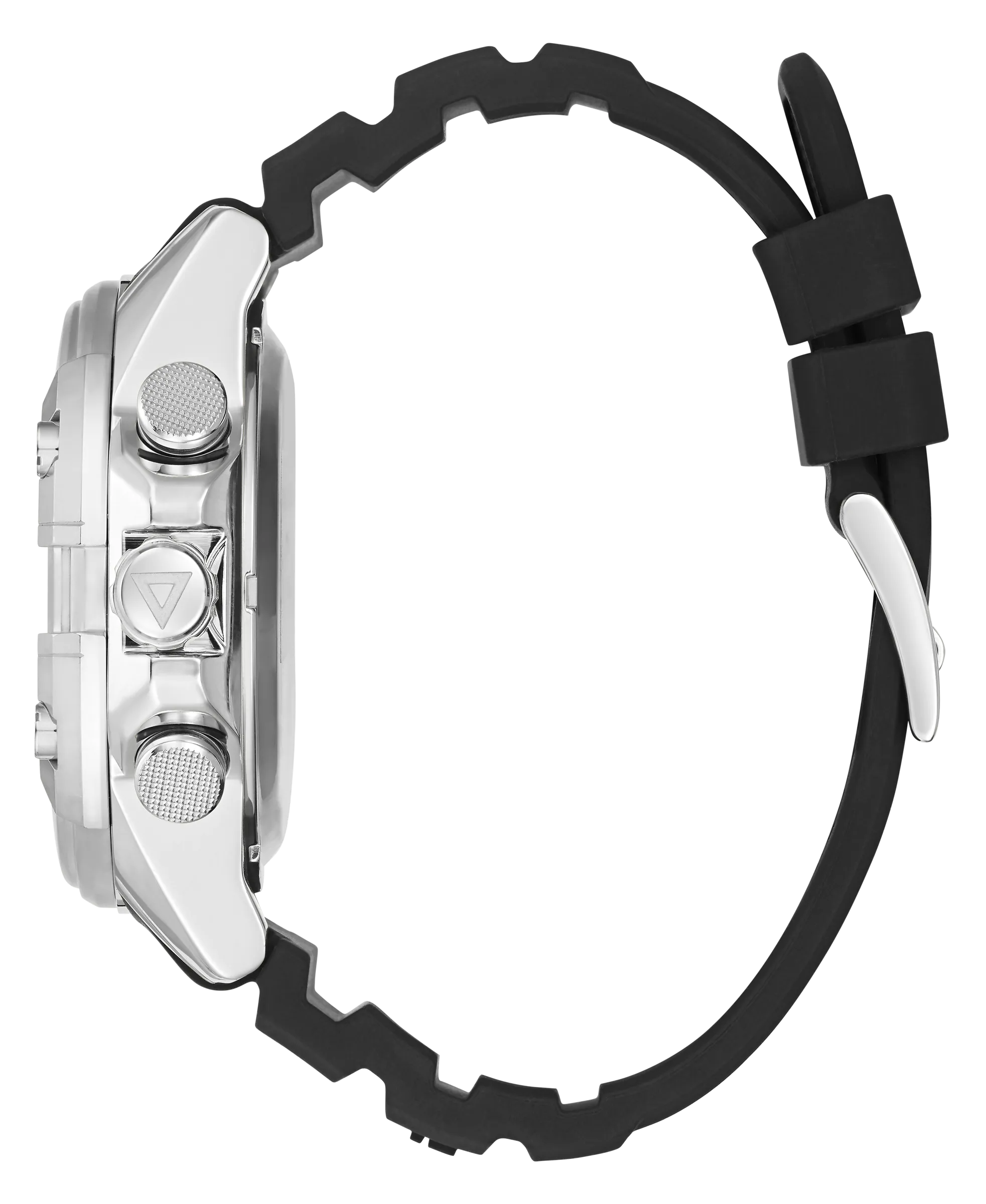 Guess Mens Silver Digital Watch - GW0341G1