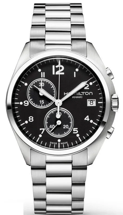 Hamilton Watch Khaki Aviation Pilot Pioneer Chrono Quartz
