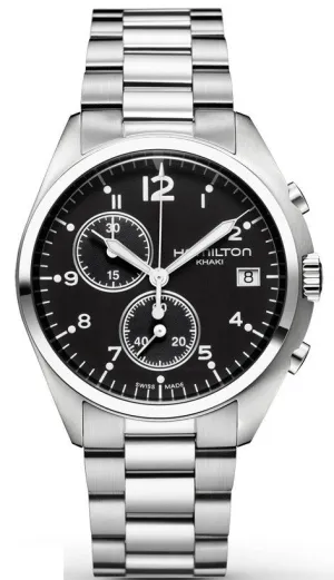Hamilton Watch Khaki Aviation Pilot Pioneer Chrono Quartz