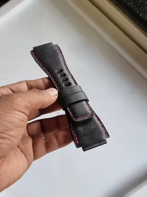 Handmade leather strap for bell & ross