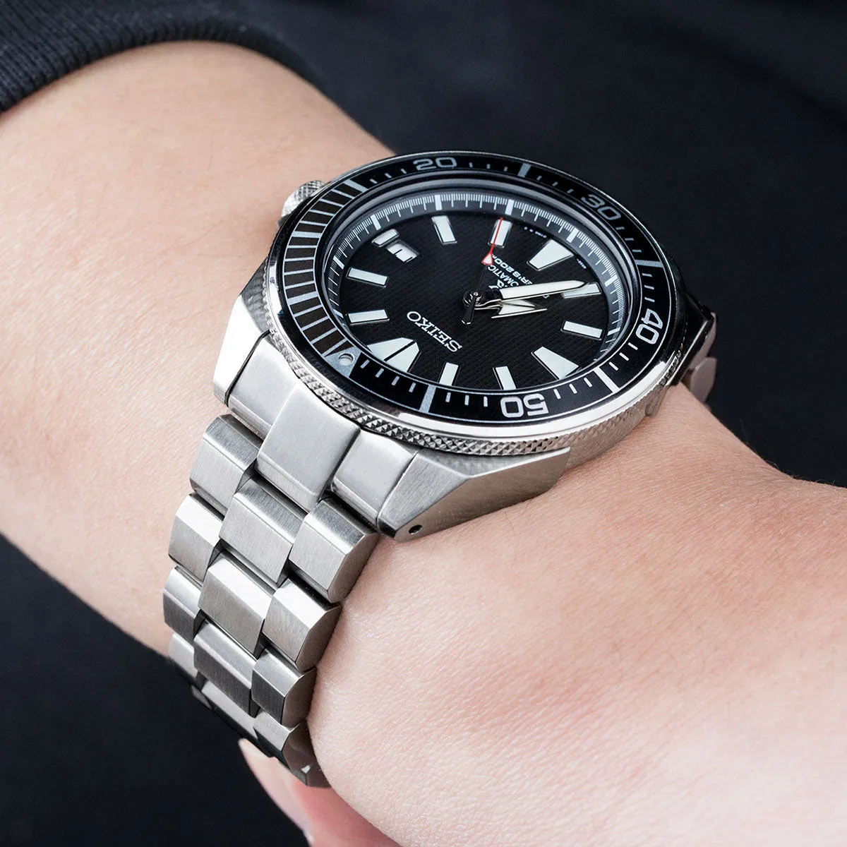 Hexad compatible with Seiko SRPB51, Wetsuit Ratchet Buckle B