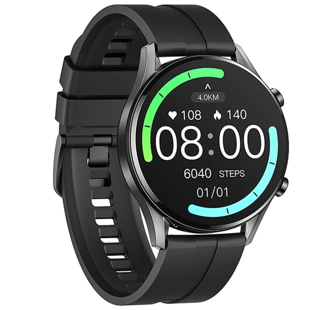 IMILAB W12 Smart Watch Black Case With Black Strap