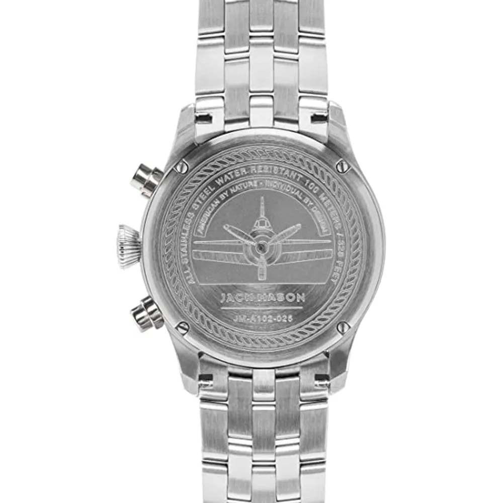 Jack Mason Mens Aviator Chronograph Watch - JM-A102-025