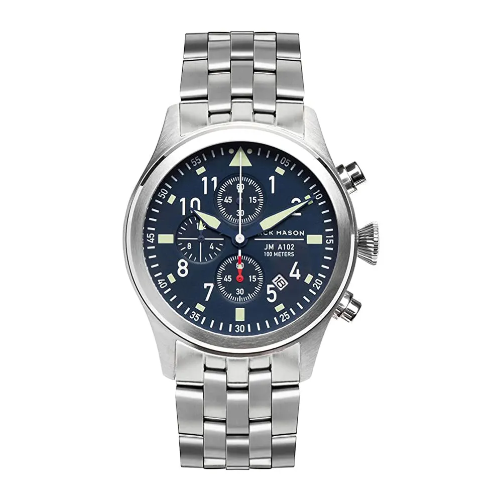 Jack Mason Mens Aviator Chronograph Watch - JM-A102-025