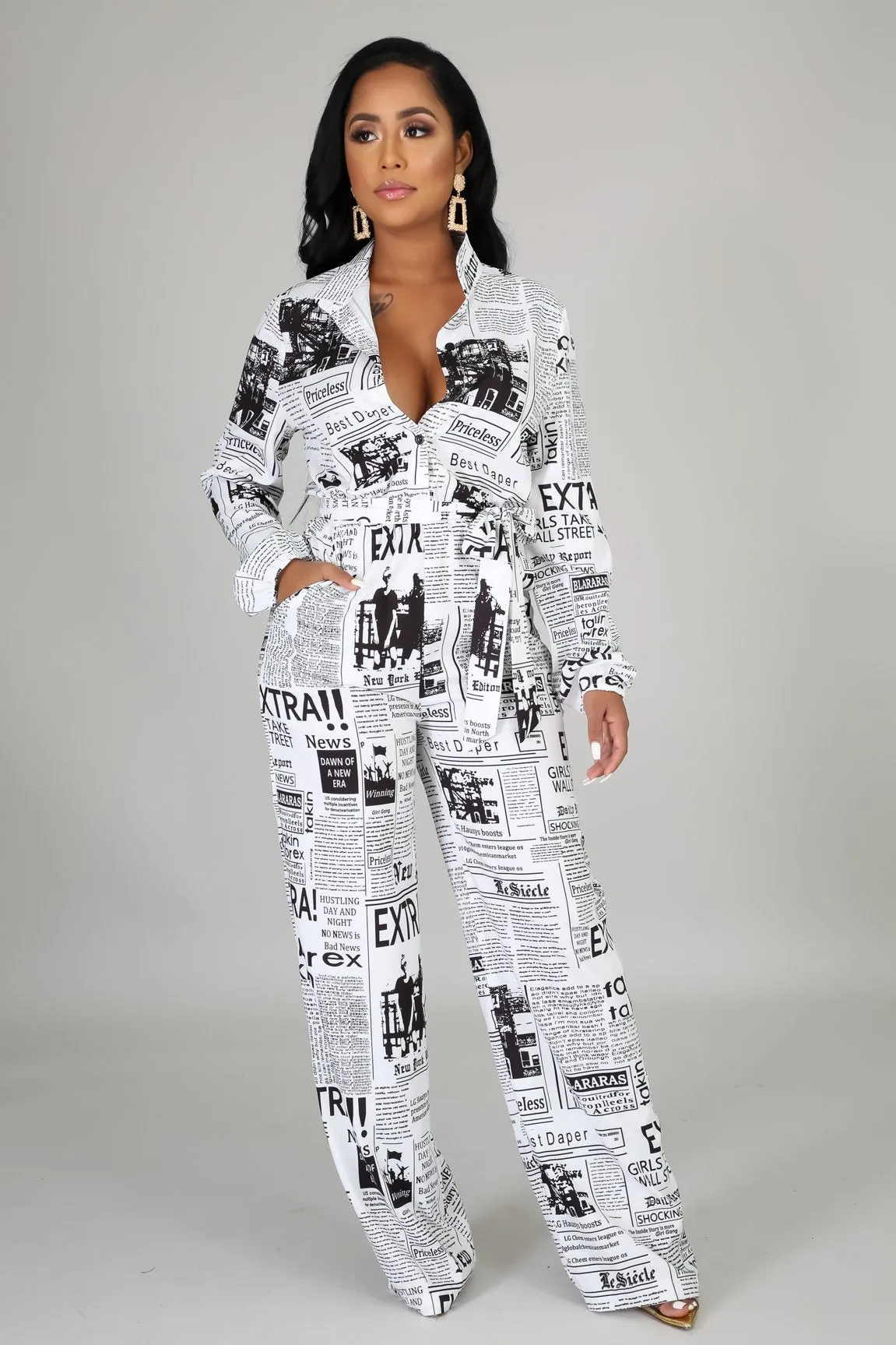 Keeping you in Sync Jumpsuit