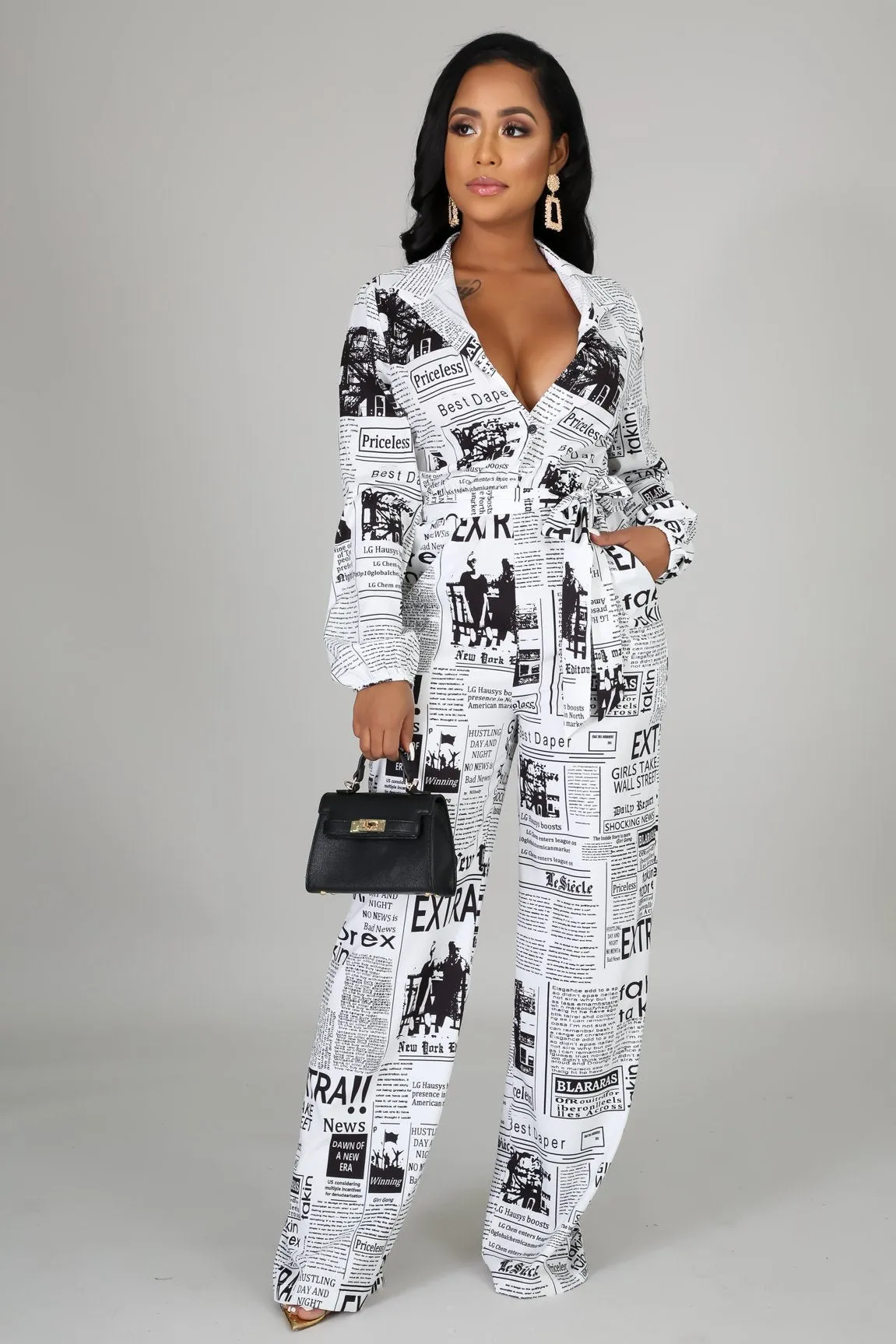 Keeping you in Sync Jumpsuit