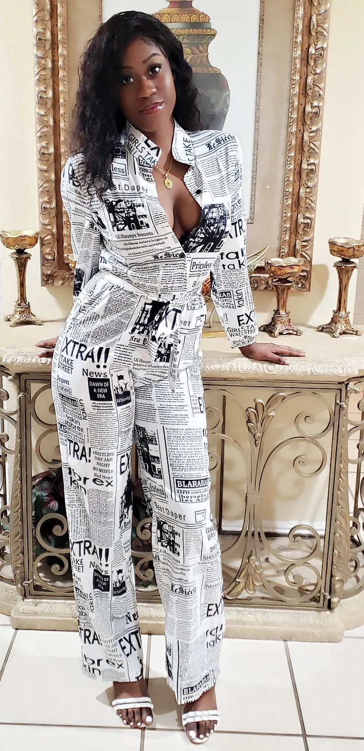 Keeping you in Sync Jumpsuit