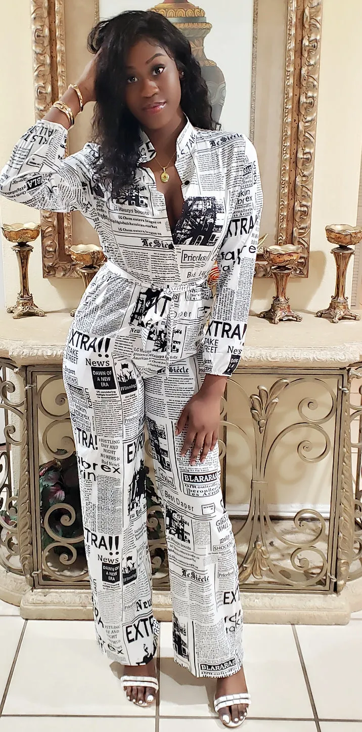 Keeping you in Sync Jumpsuit