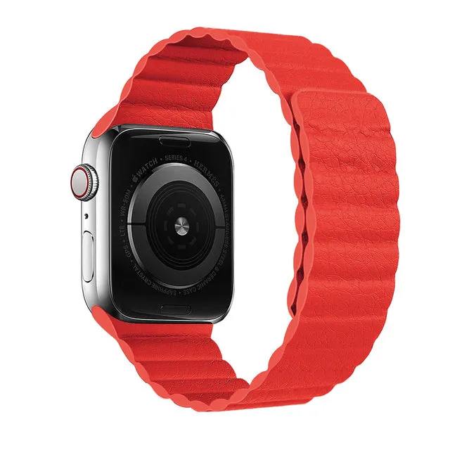 Leather loop strap for Apple Watch band