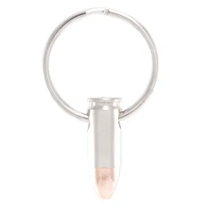 LUCKY STRIKE .9MM BULLET KEYCHAIN-Nickel Z99E103