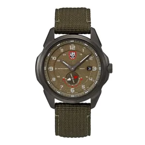 Luminox Men's Atacama Adventurer 1760 Series Khaki Green Textile Strap Khaki Green Analog Dial Quartz Watch - XL.1767