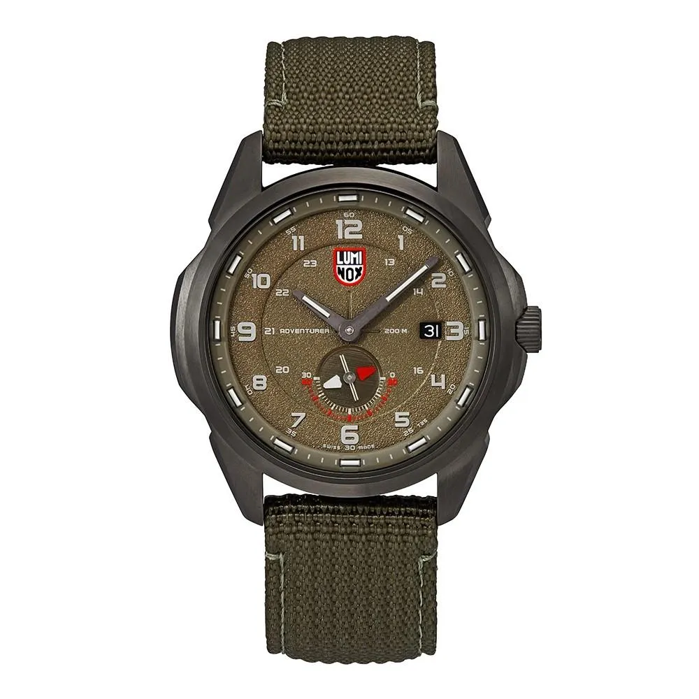 Luminox Men's Atacama Adventurer 1760 Series Khaki Green Textile Strap Khaki Green Analog Dial Quartz Watch - XL.1767