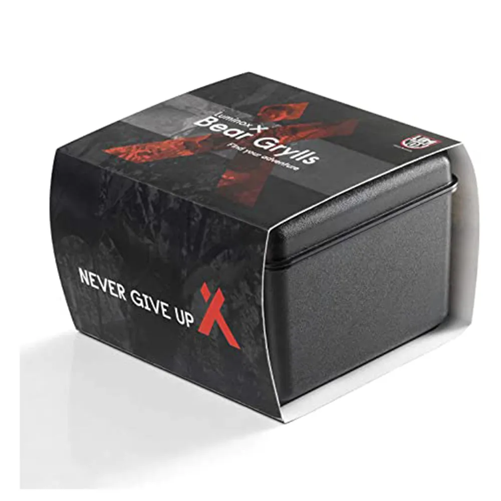 LUMINOX Men's Black Dial Silicon Band Quartz Watch - XB.3741