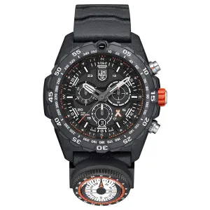 LUMINOX Men's Black Dial Silicon Band Quartz Watch - XB.3741