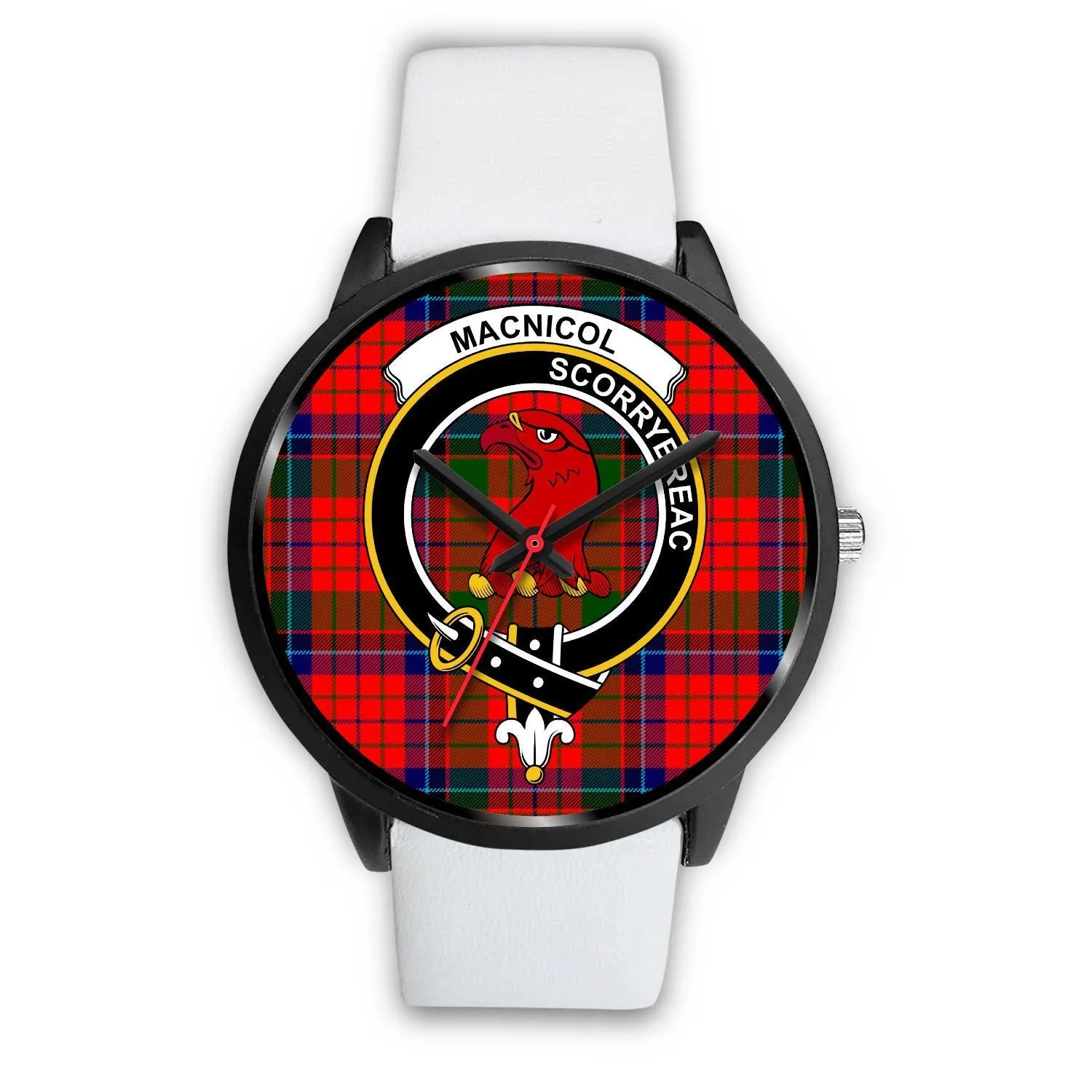 MacNicol (of Scorrybreac) Clan Badge Tartan Black Watch