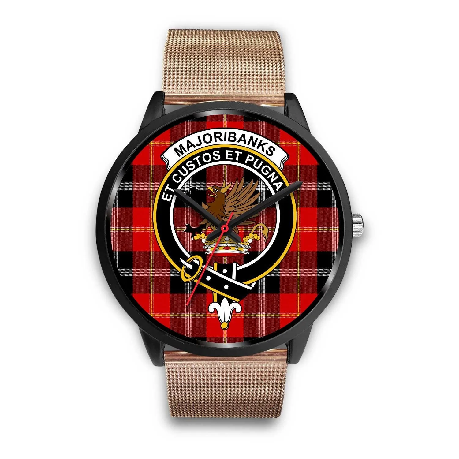 Majoribanks Clan Badge Tartan Black Watch
