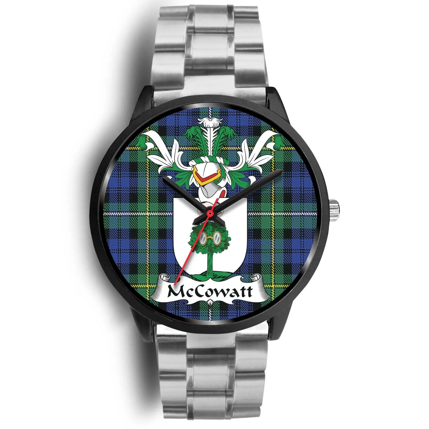 McCowatt Clan Badge Tartan Black Watch