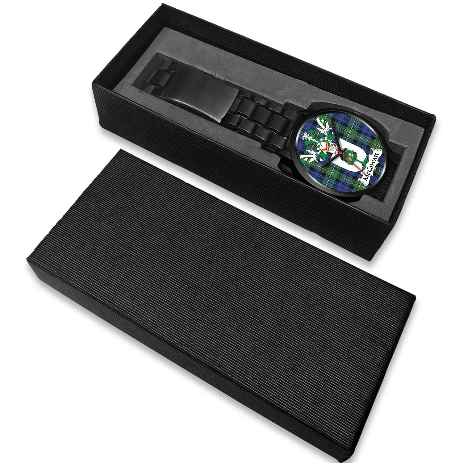 McCowatt Clan Badge Tartan Black Watch